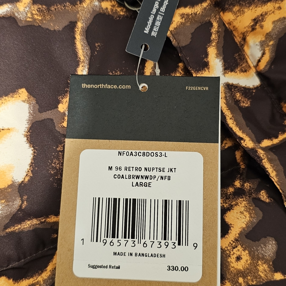 The North Face Black and Brown Puffer Jacket - Picture 2 of 3